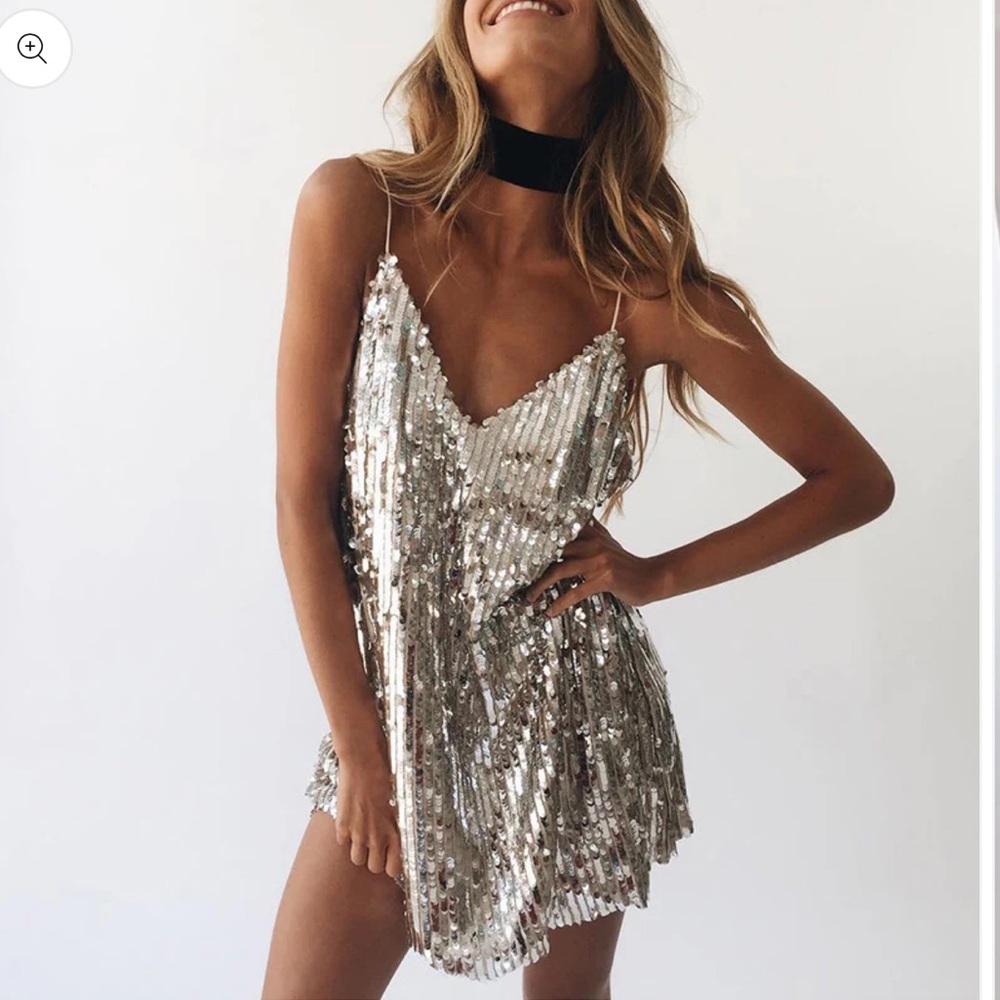 Princess Polly Pharaoh’s Dance Sequin Mini Dress